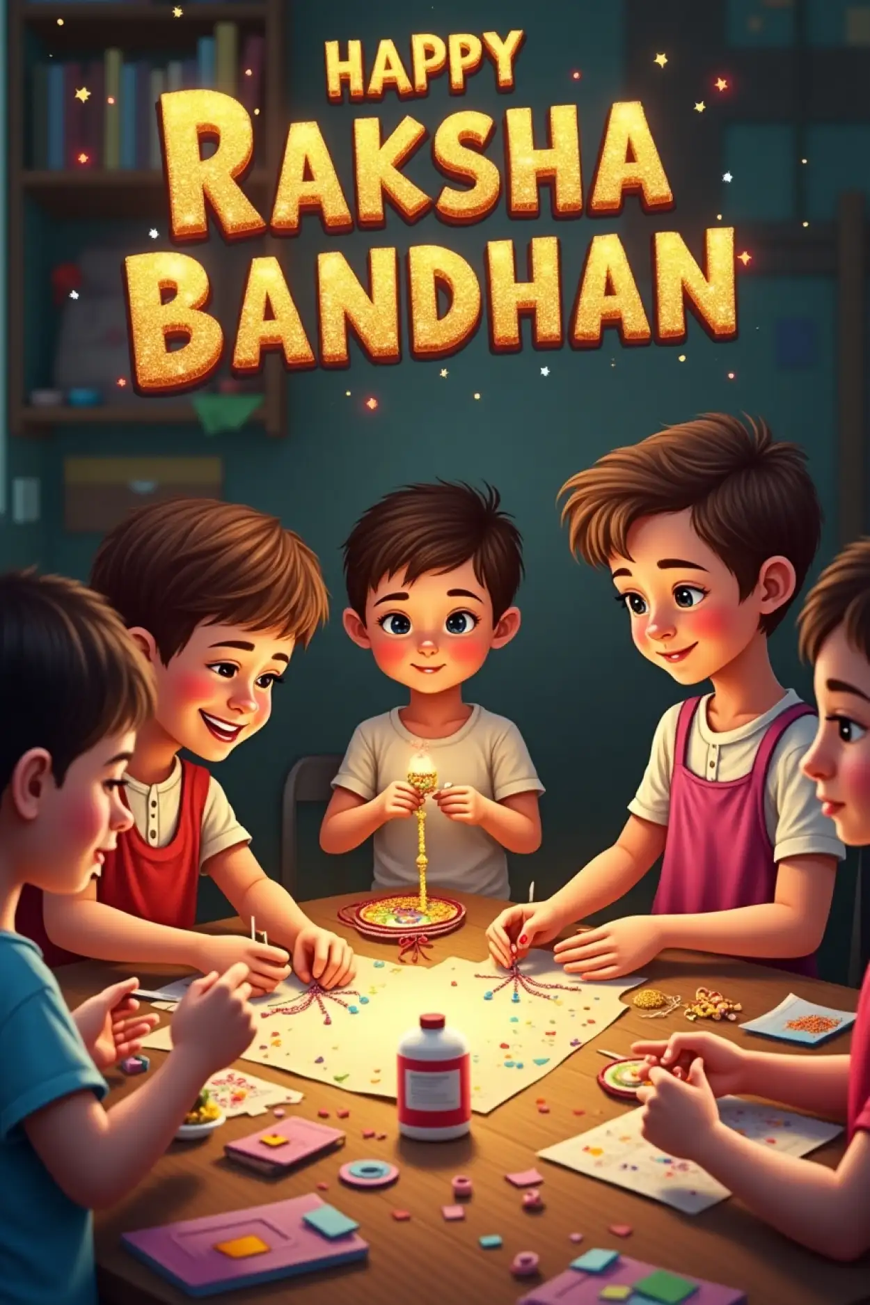 Free Download Happy Raksha Bandhan Wishes For Little Brother - High Quality Happy Raksha Bandhan Wishes For Children Background