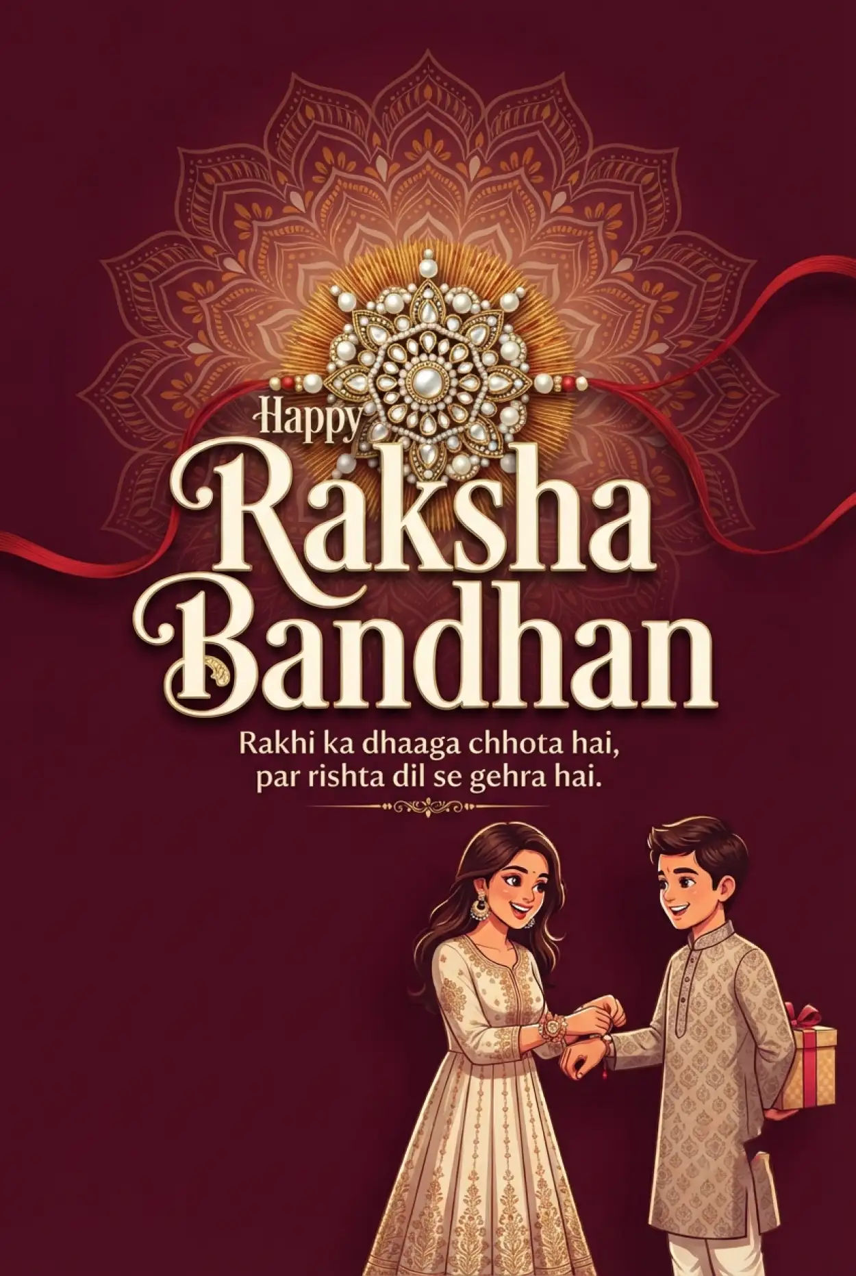 Free Download Happy Raksha Bandhan Wishes For Sister 2026 Images - High Quality Happy Rakhi Wishes 2026 Image