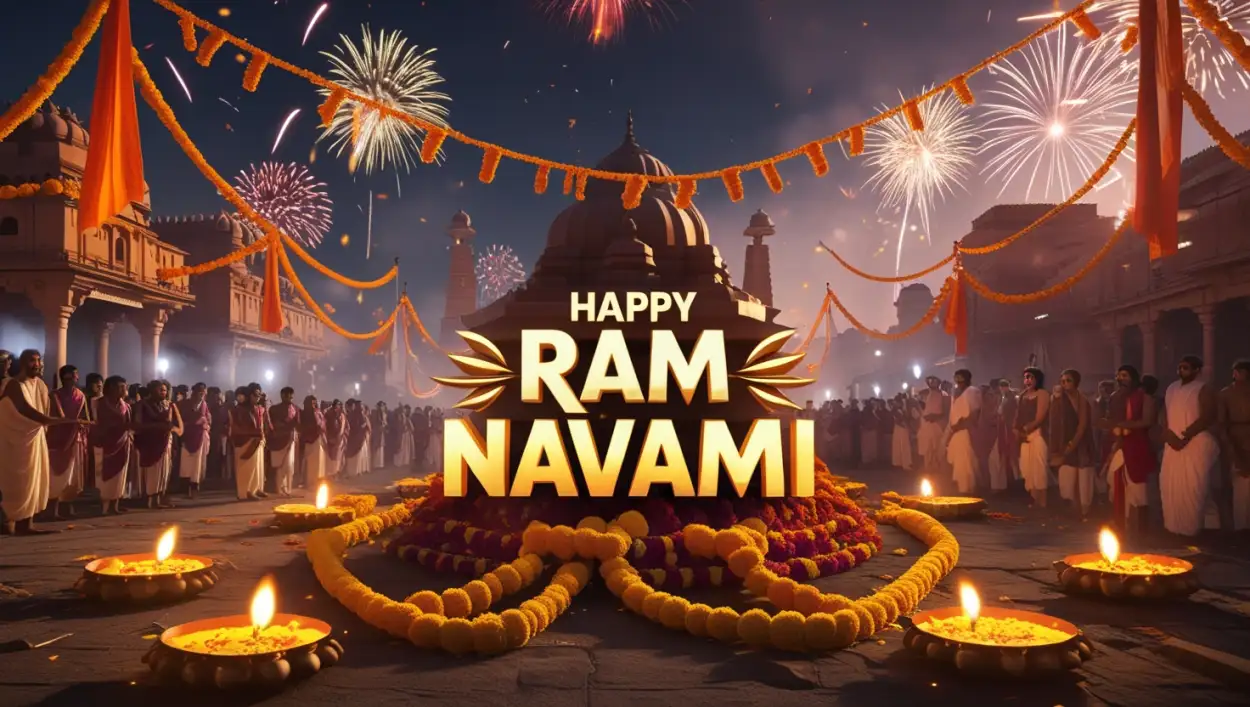 Free Download Happy Ram Navami 2025 Date And Wishes - High Quality Happy Ram Navami Background