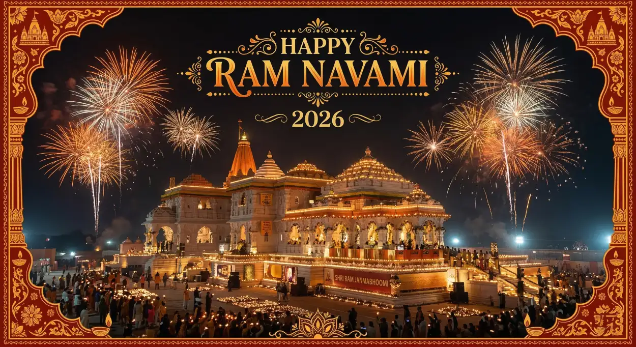 happy ram navami 2026 festival background