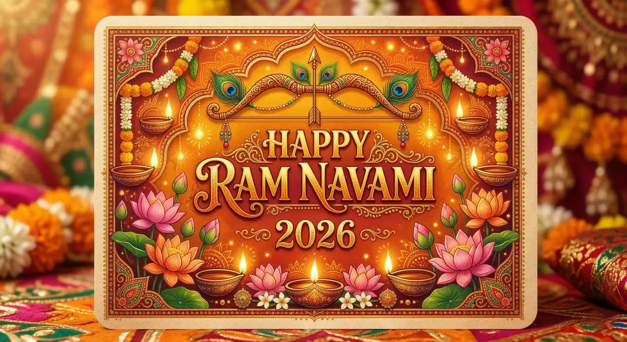 happy ram navami 2026 festival banner background