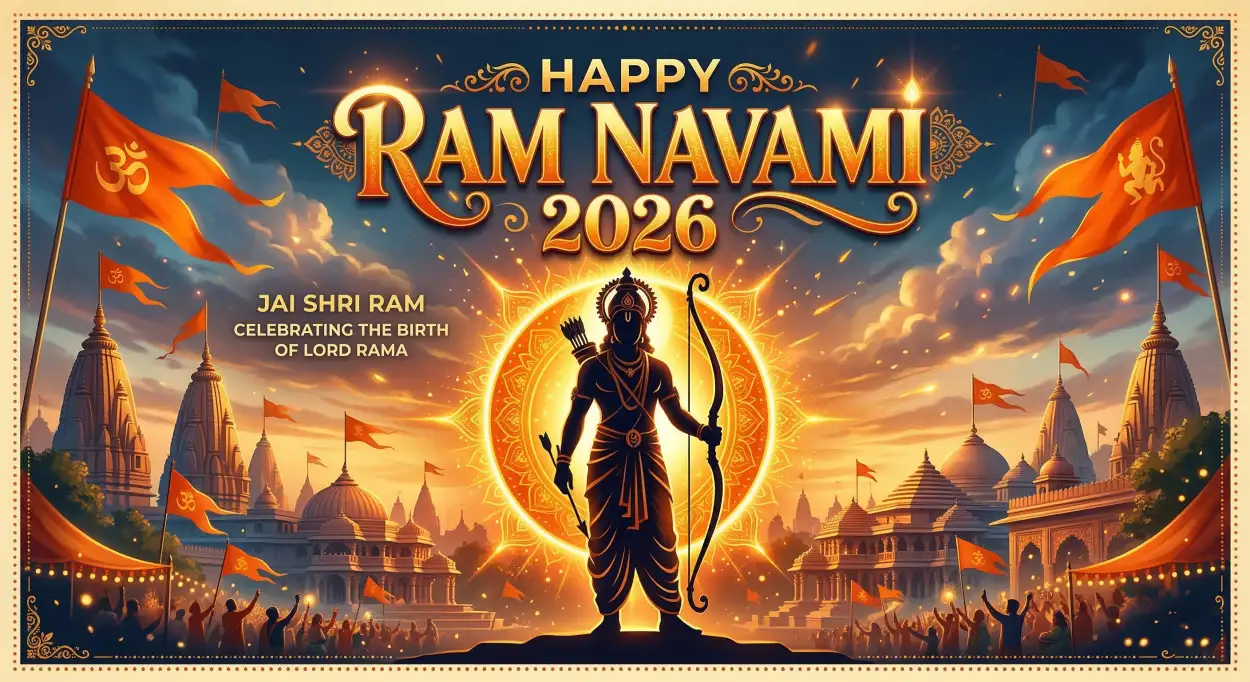 happy ram navami 2026 festival banner design