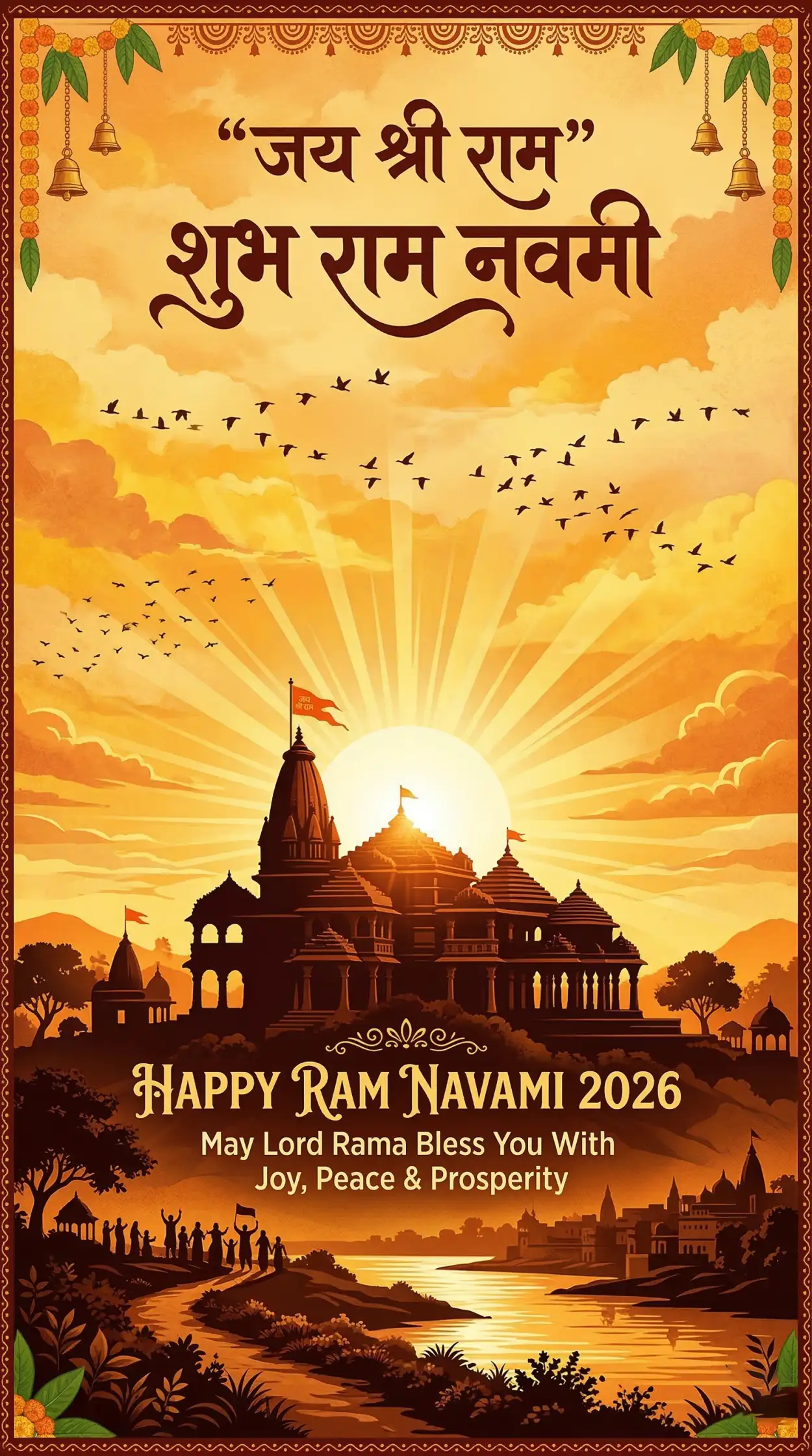 happy ram navami 2026 festival poster design 2