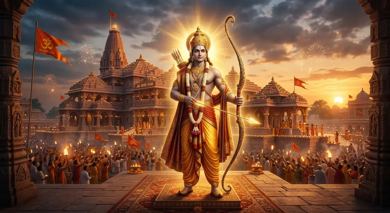 happy ram navami 2026 ram bhagwan wallpaper