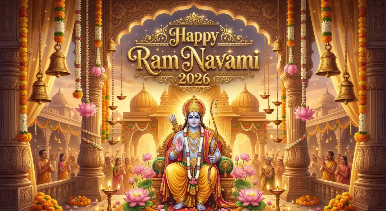 happy ram navami 2026 ram navami devotional wallpaper