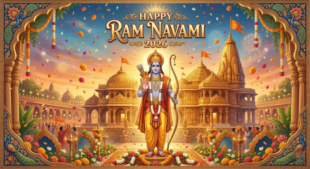 happy ram navami 2026 ram navami festival background hd