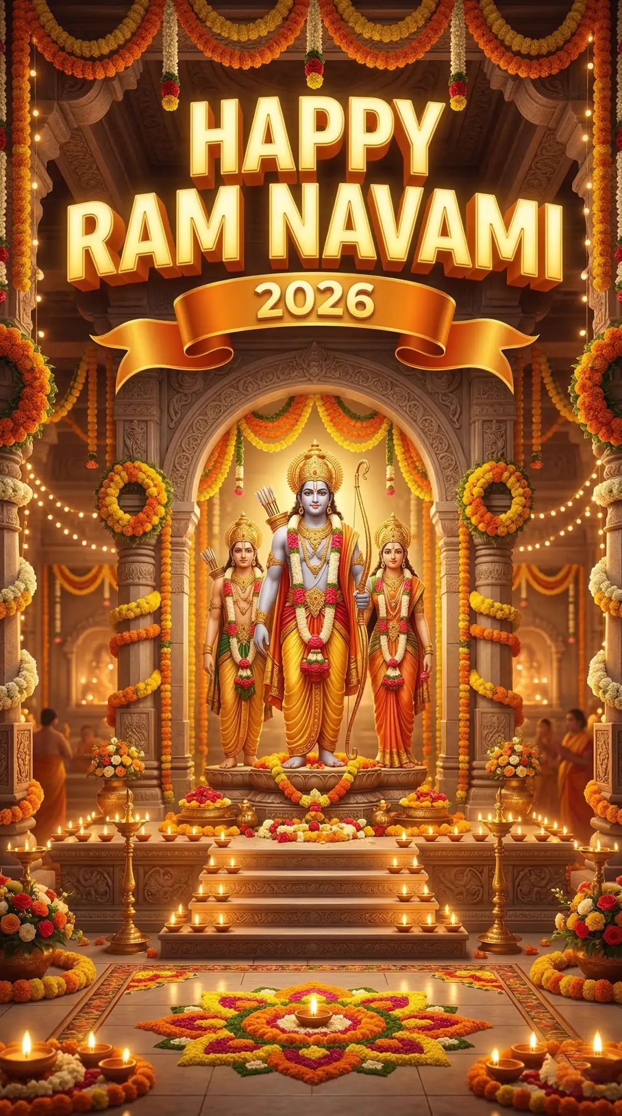 happy ram navami 2026 ram navami festival poster design hd
