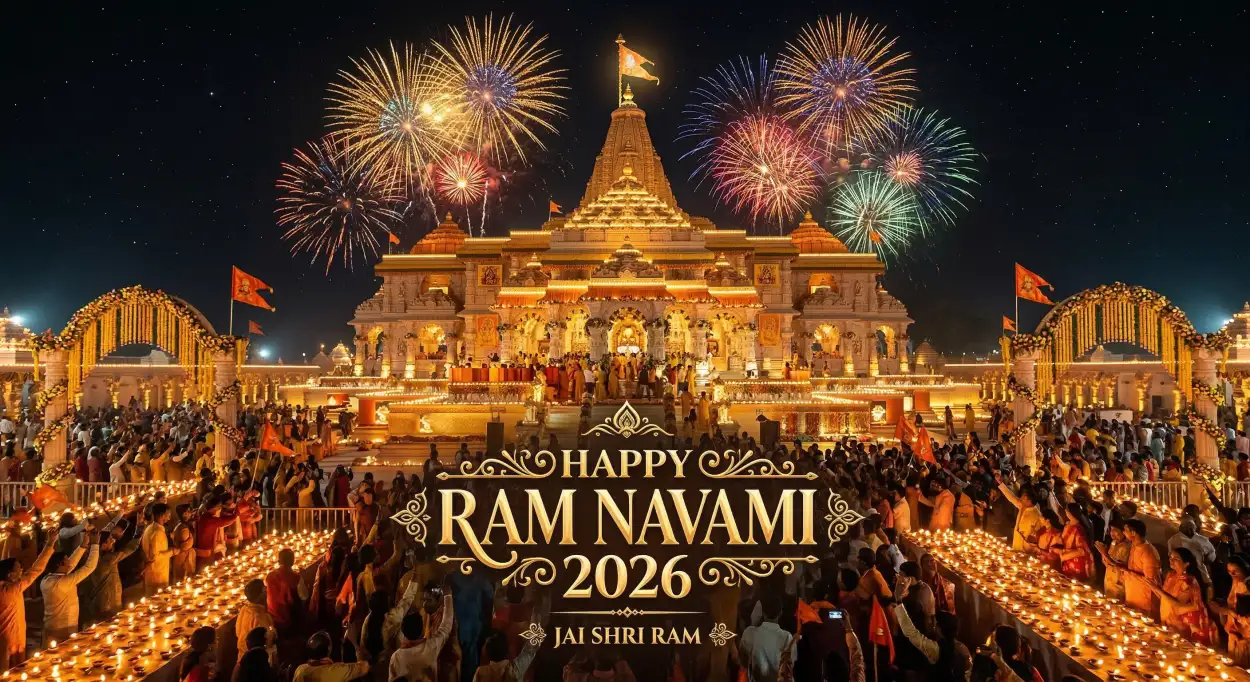 happy ram navami 2026 ram navami festival poster hd