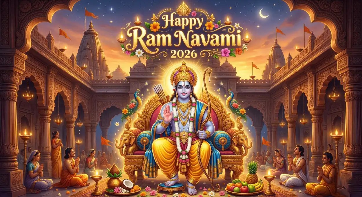 happy ram navami 2026 ram navami festival wallpaper hd