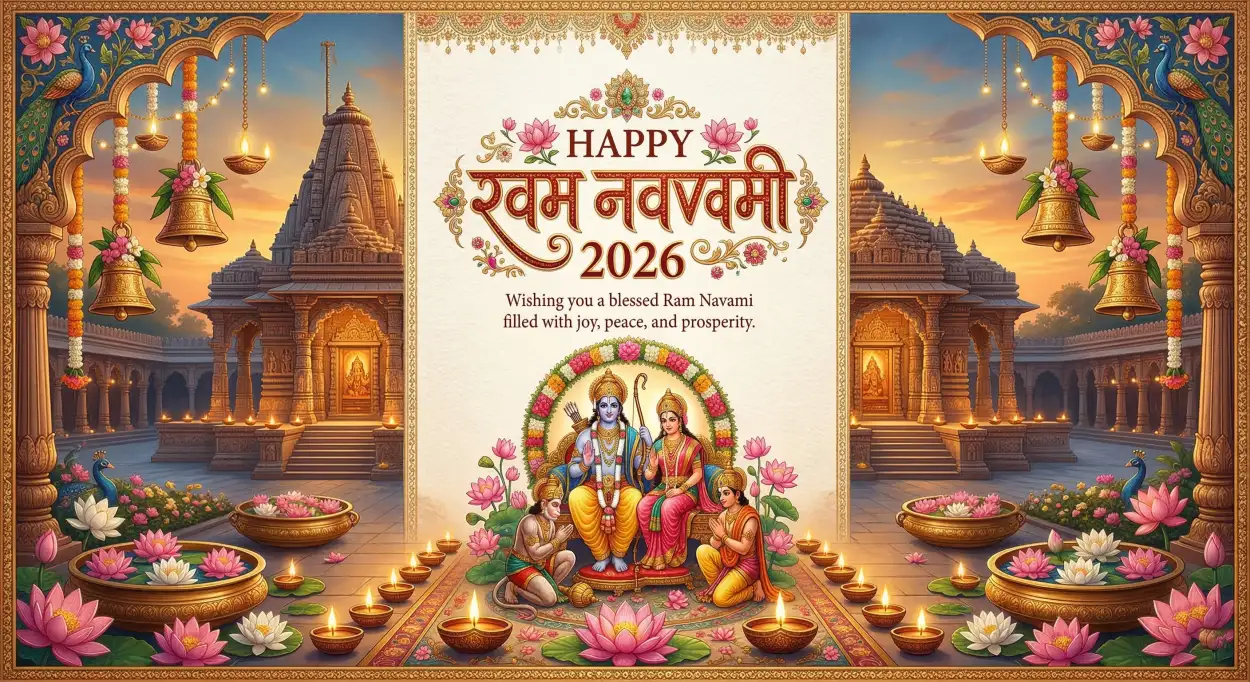 happy ram navami 2026 ram navami greeting post design