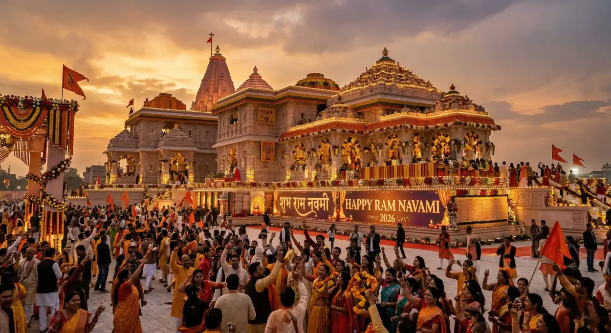 happy ram navami 2026 ram navami temple celebration photo