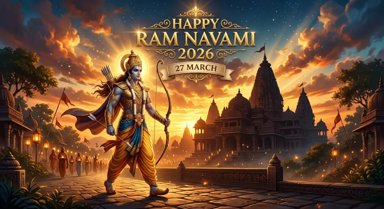 happy ram navami 2026 ram navami wishes hd wallpaper