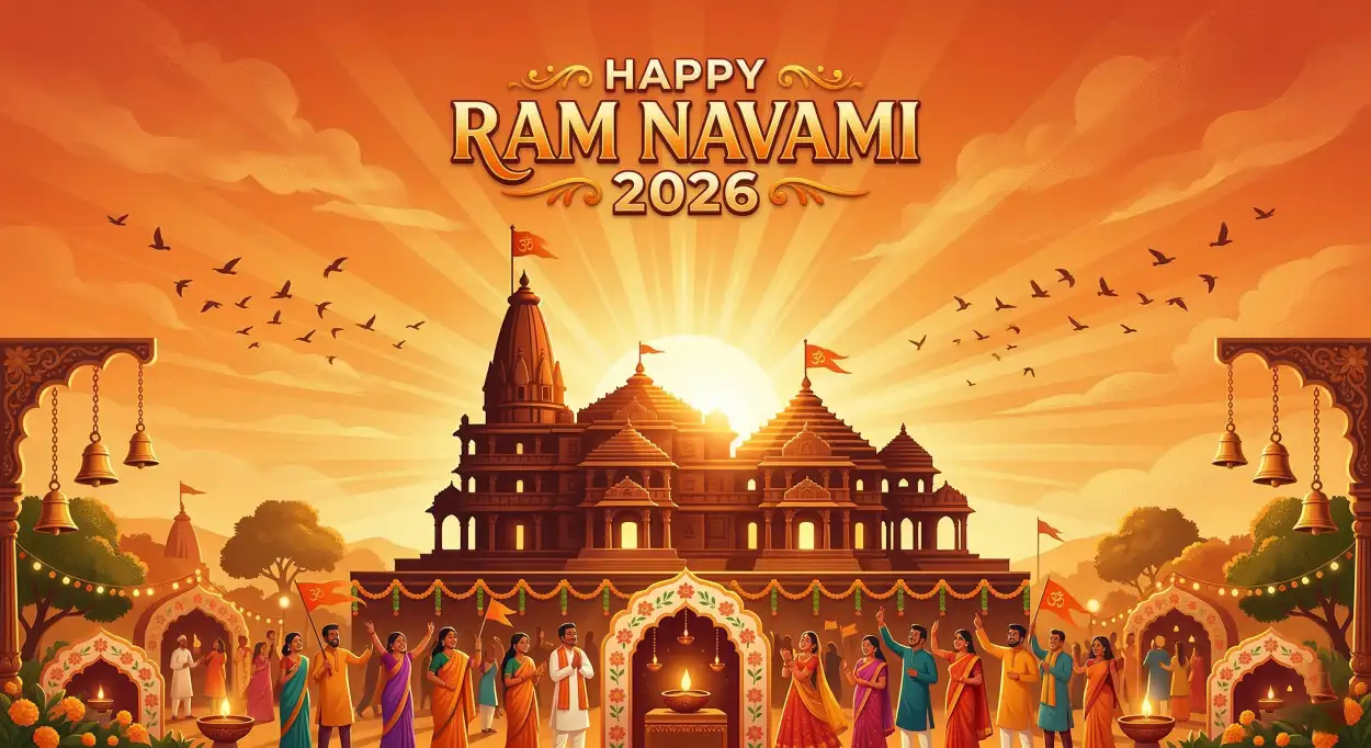 happy ram navami 2026 ram temple images