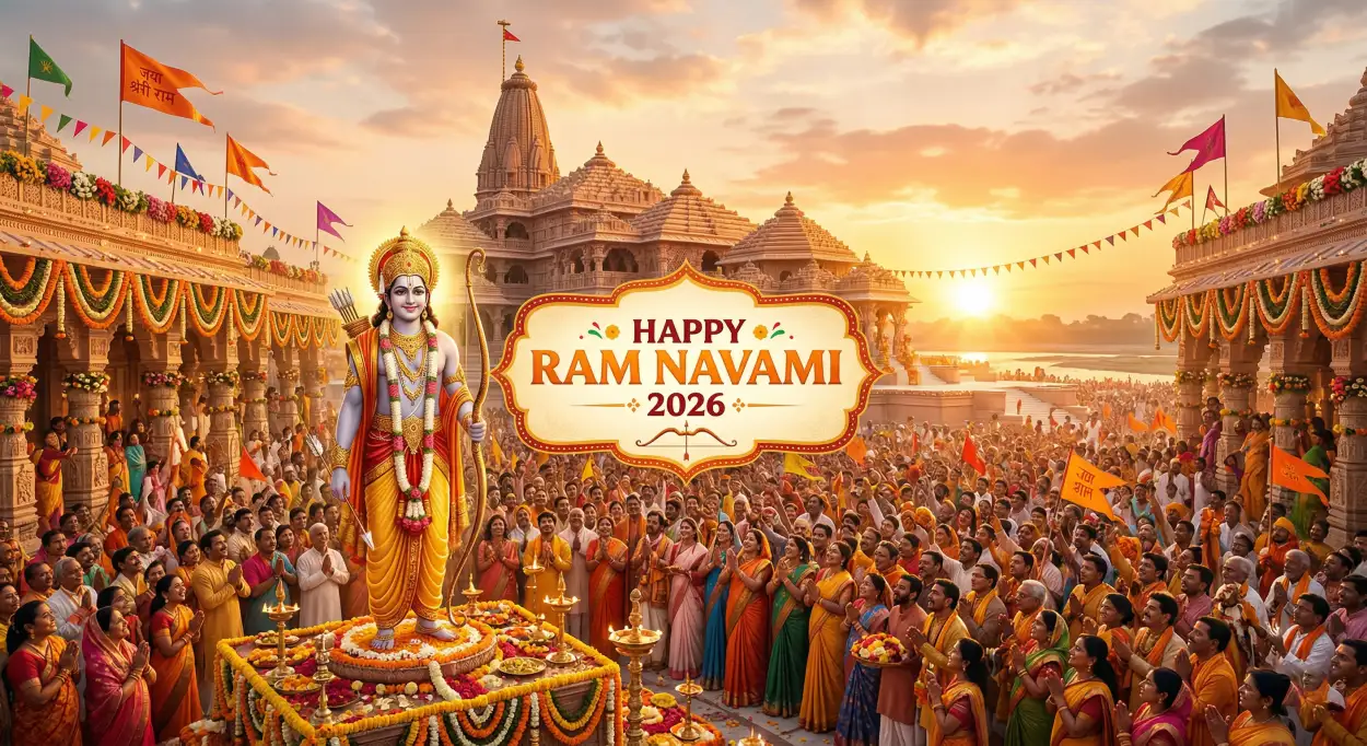 Free Download Happy Ram Navami Images With Religious Quotes - High Quality Happy Ram Navami Image