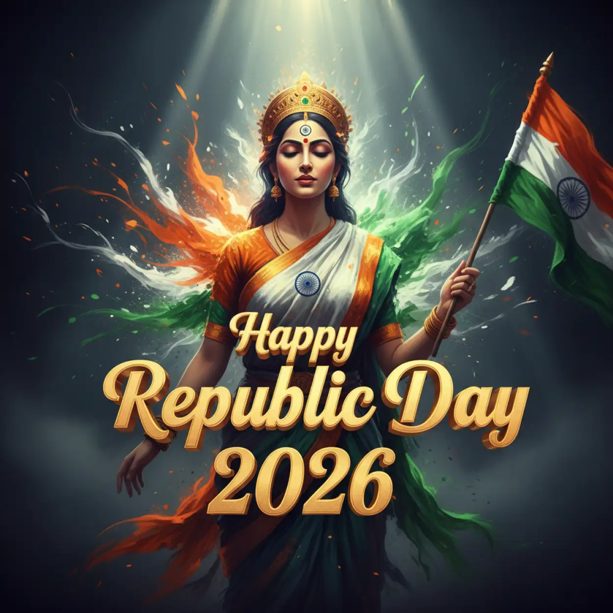 happy republic day 2026 flex banner