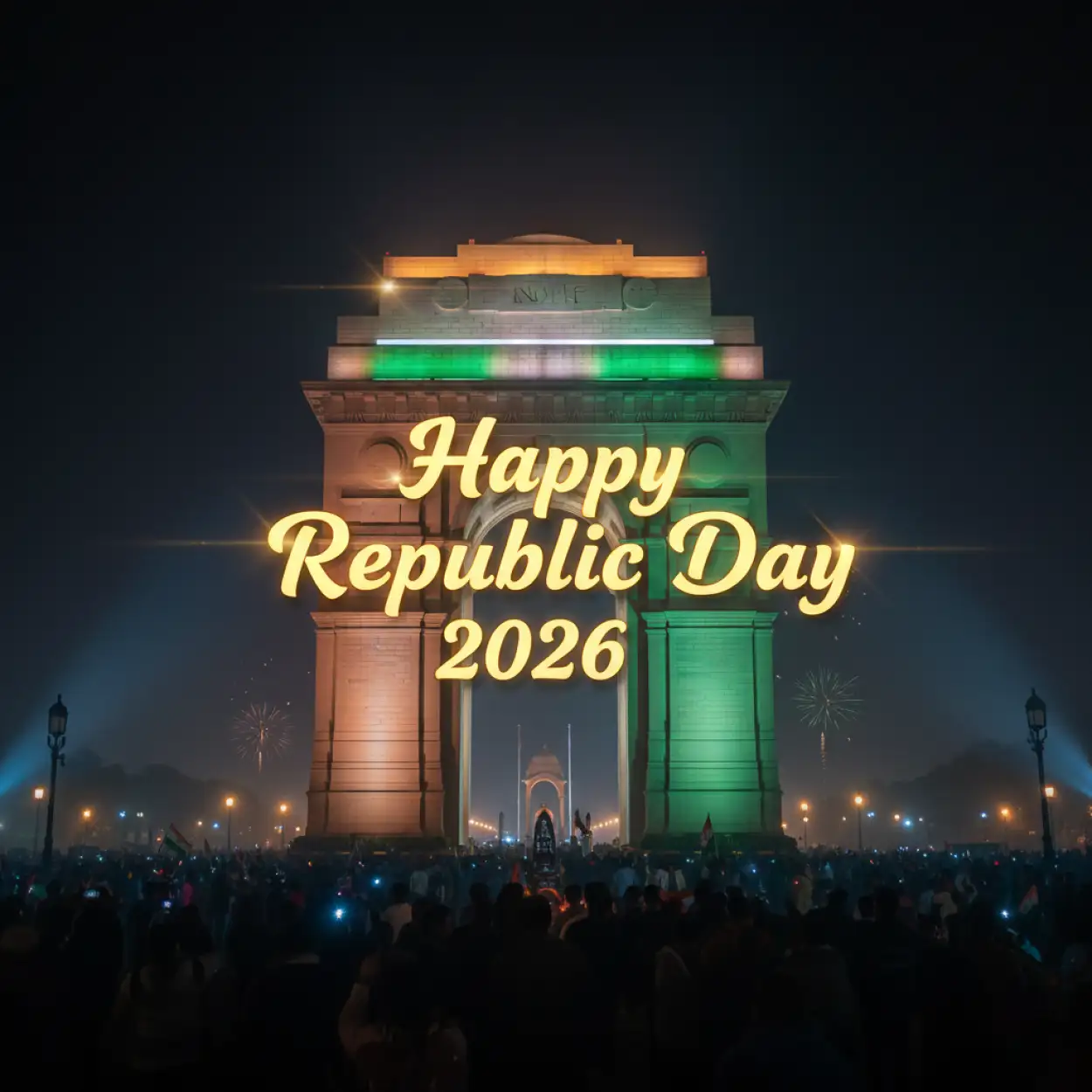 happy republic day 2026 india gate hd image