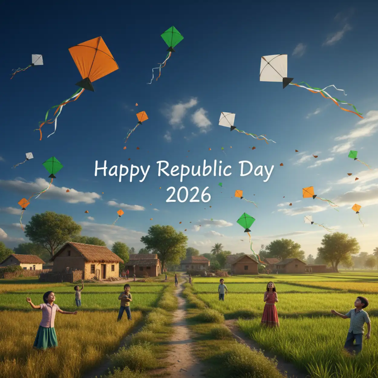happy republic day 2026 kite flying images