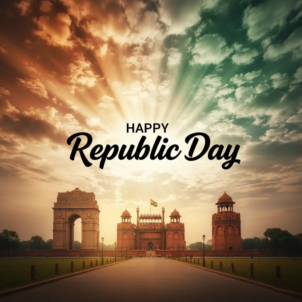 happy republic day banner free download