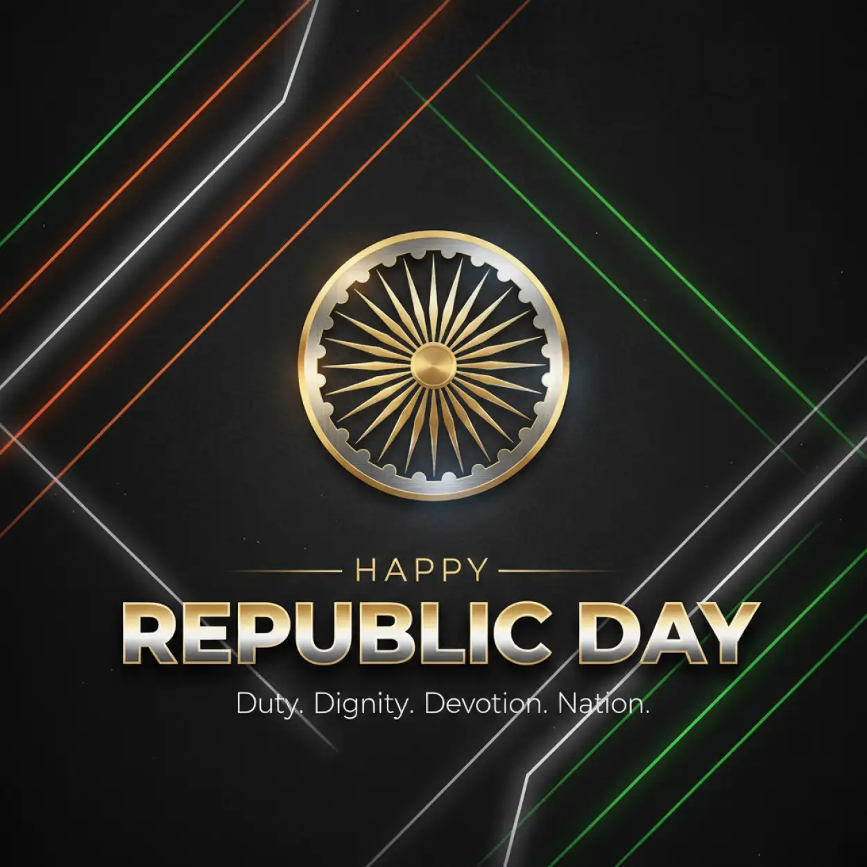 happy republic day banner modern style