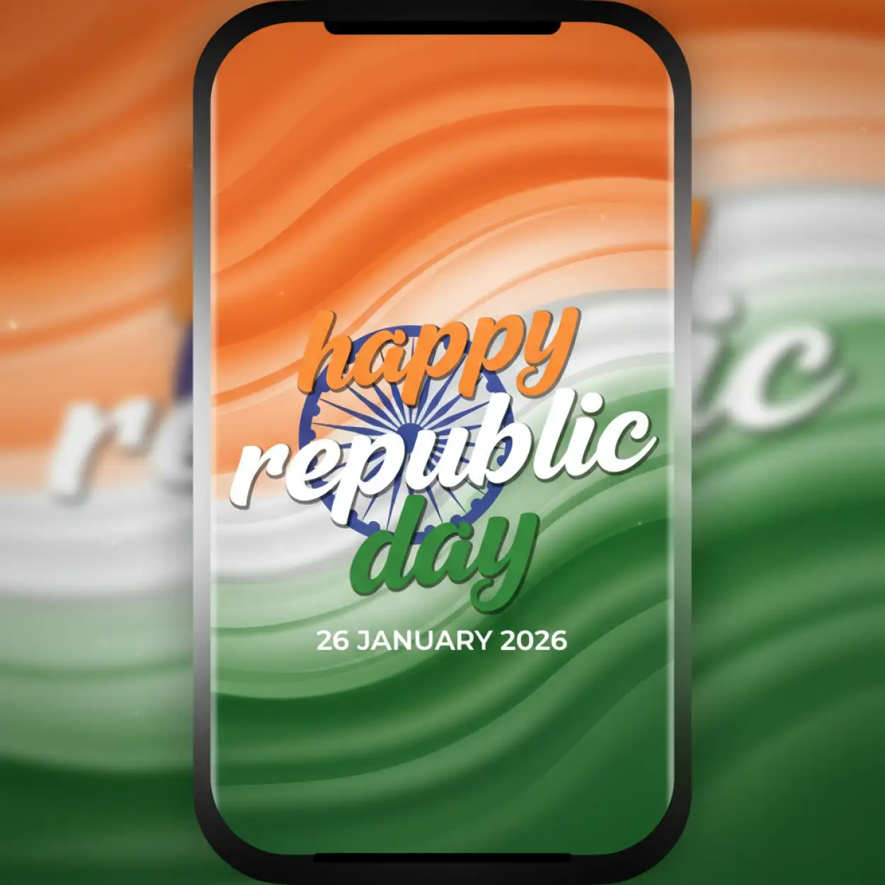 happy republic day patriotic wallpaper