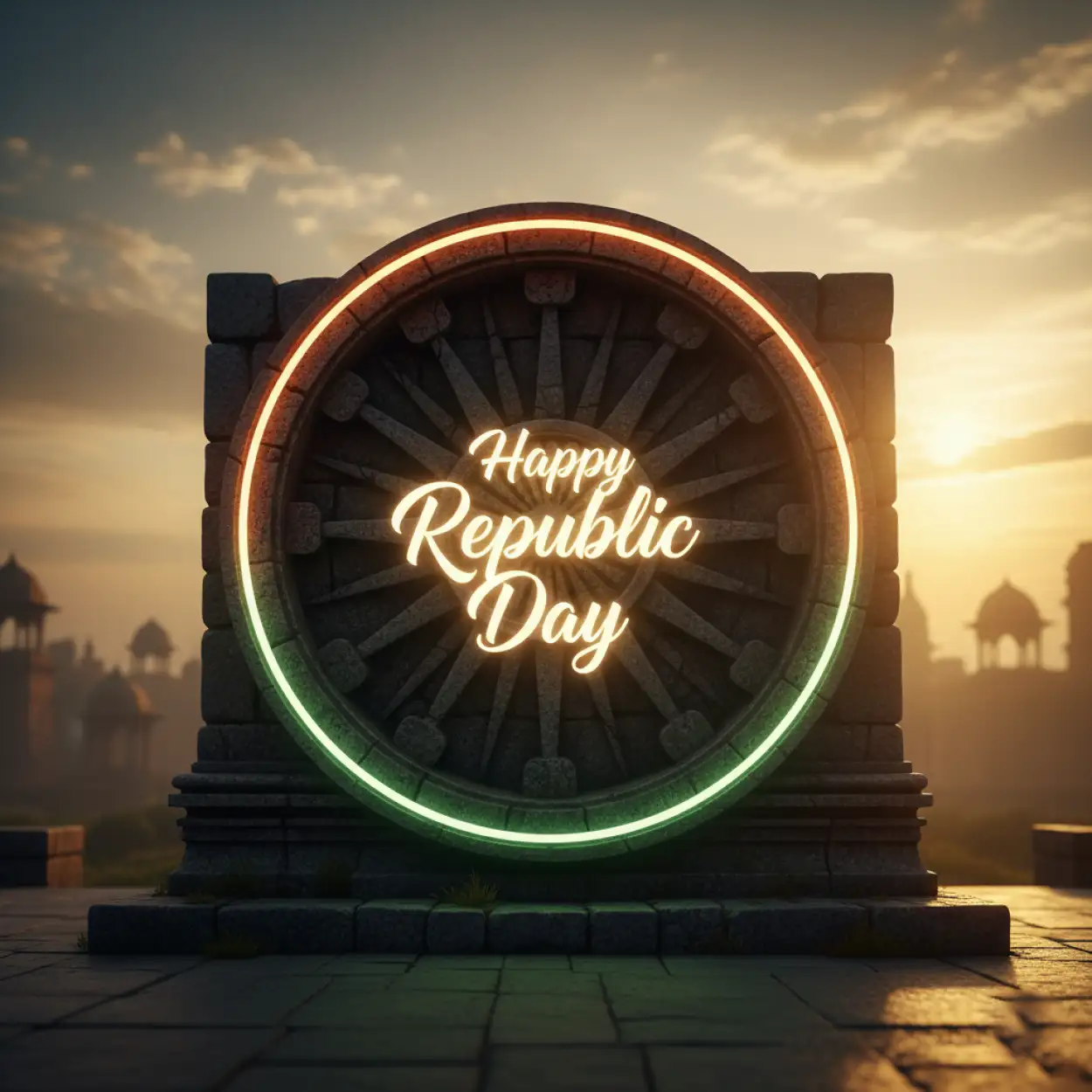 happy republic day wishes ai generated
