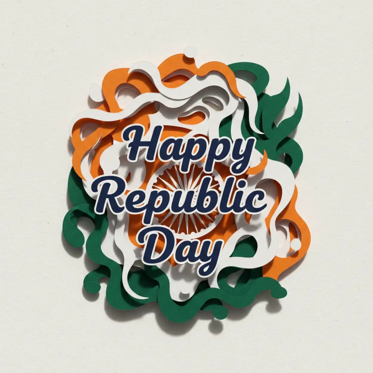 happy republic day wishes calligraphy text