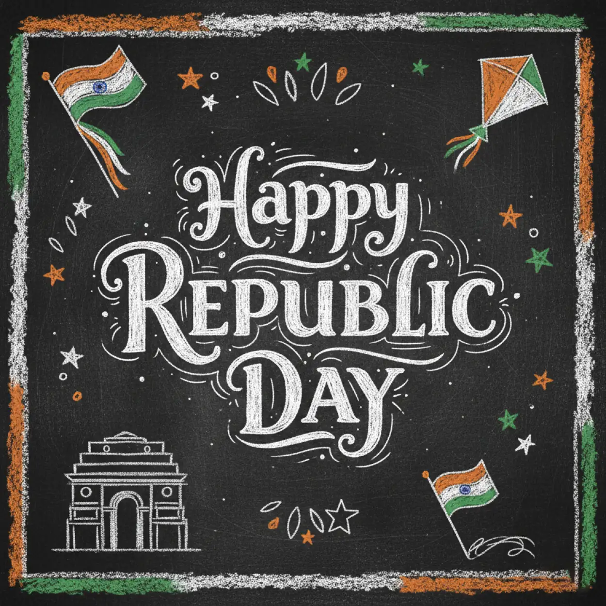 happy republic day wishes short