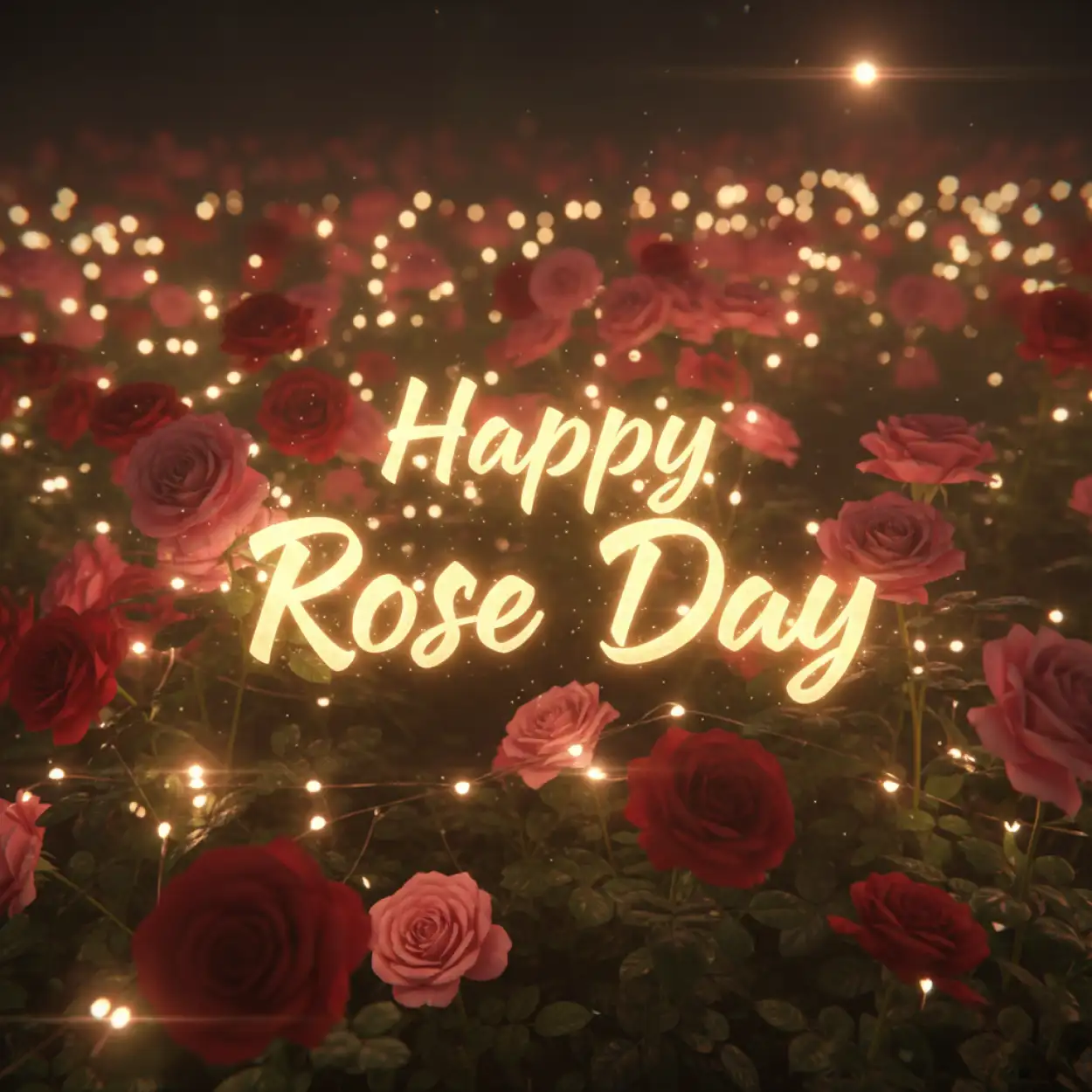 happy rose day night wishes