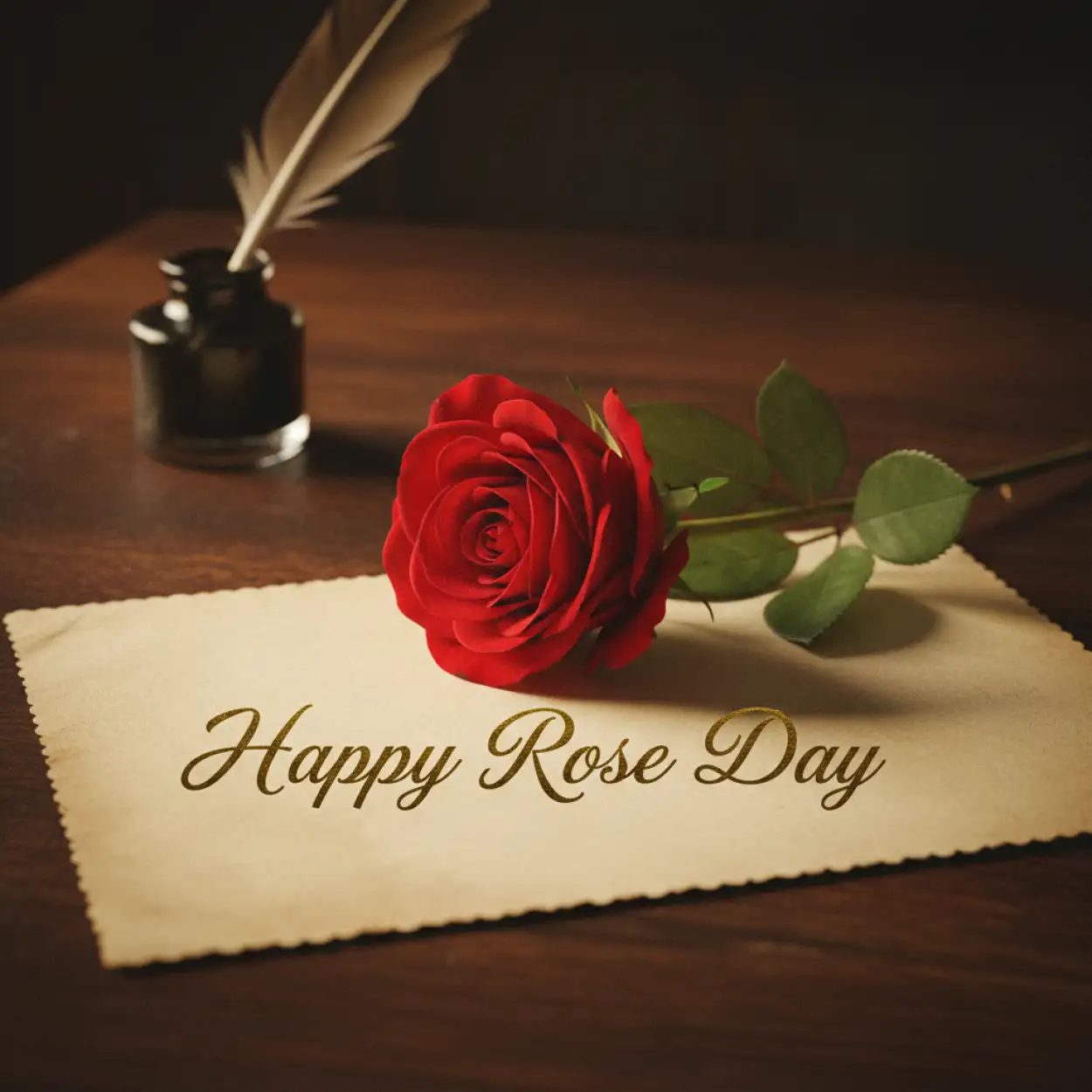happy rose day reel caption