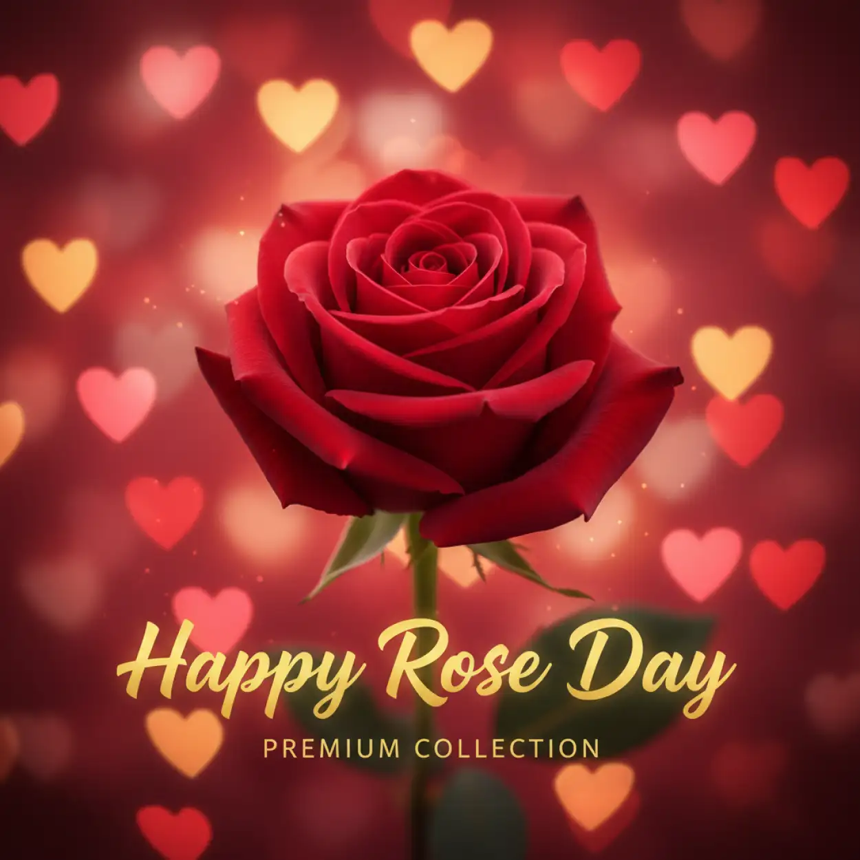 happy rose day romantic background hd