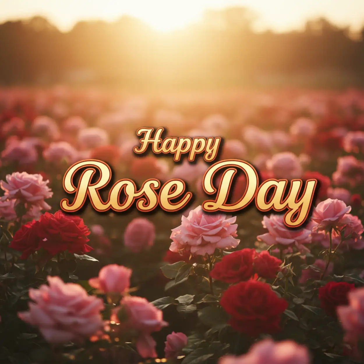 happy rose day rose garden images