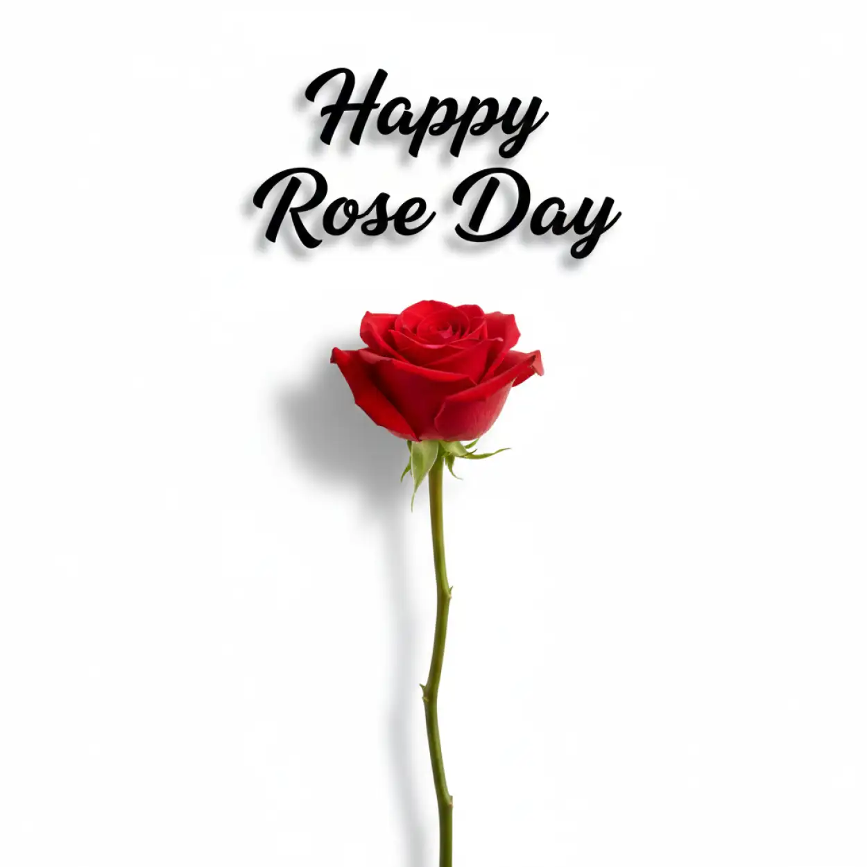 happy rose day rose png