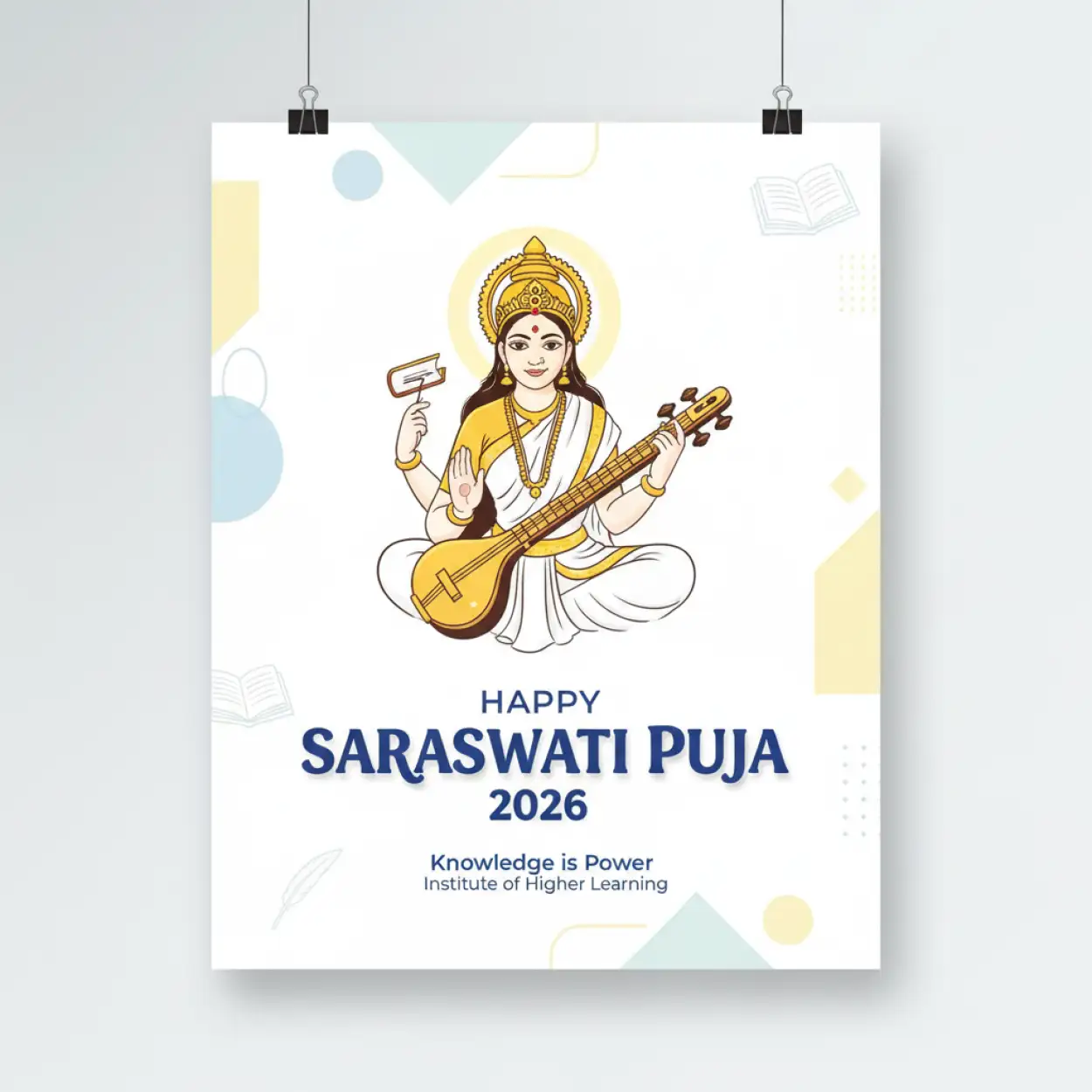 Happy Saraswati Puja 2026 Banner Design - Royalty Free Happy Saraswati Puja 2026 Image | Pngmagic Free Download Happy Saraswati Puja 2026 Banner Design - High Quality Happy Saraswati Puja 2026 Background