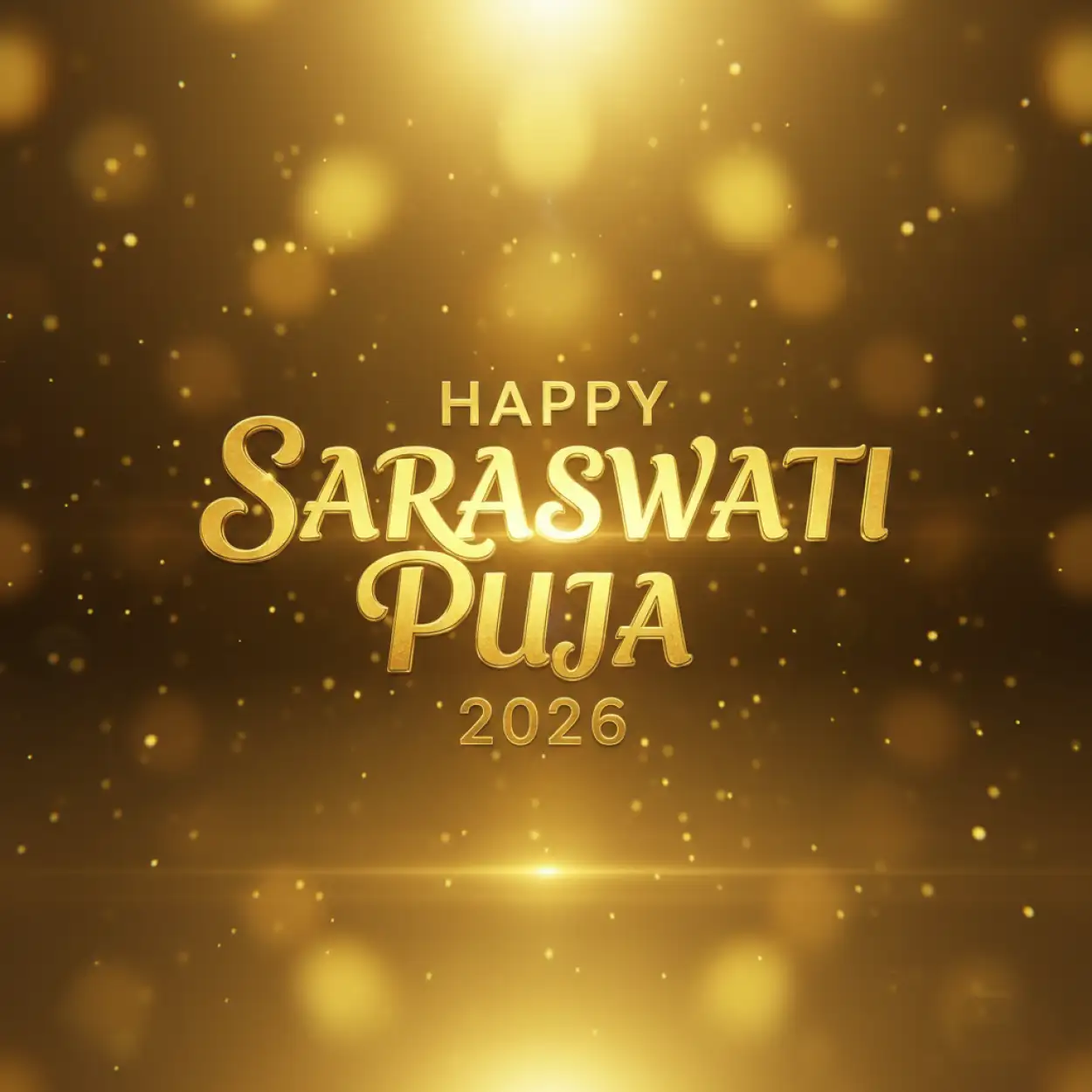 happy saraswati puja 2026 flex banner