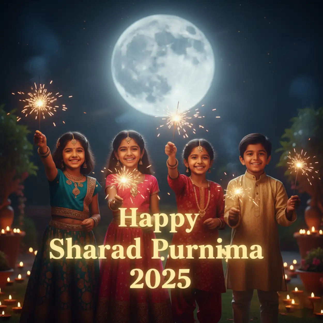 Happy Sharad Purnima 2025 images for facebook post