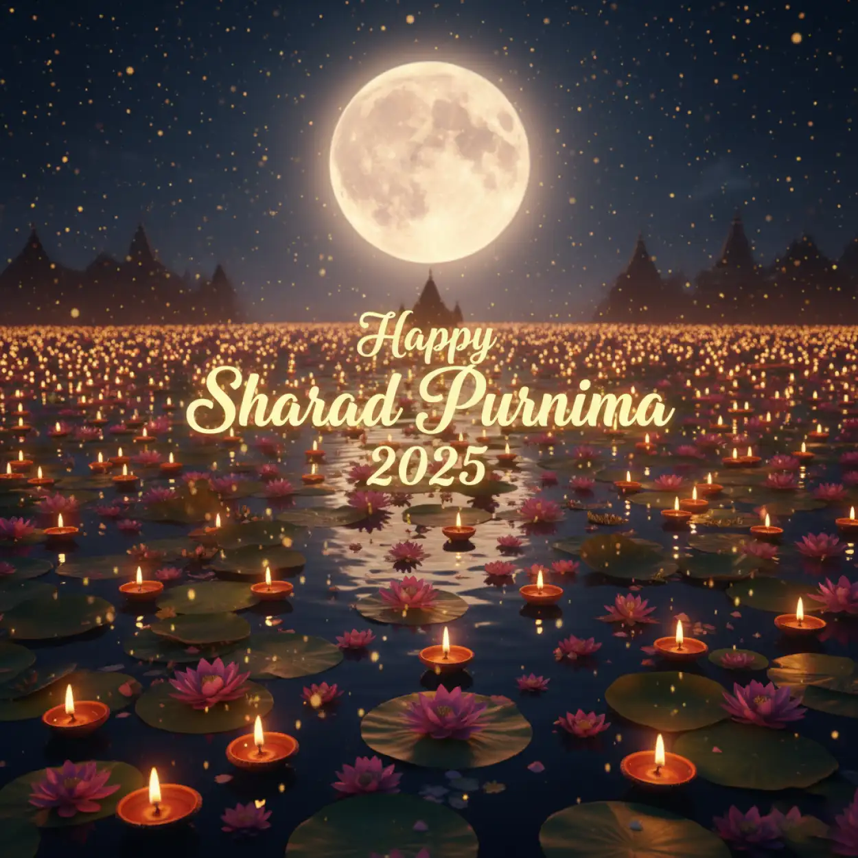 Free Download Happy Sharad Purnima 2025 Shayari In Hindi - High Quality Happy Sharad Purnima 2025 Background