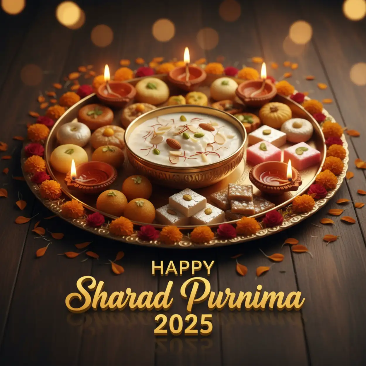 Happy Sharad Purnima 2025 wishes in Hindi
