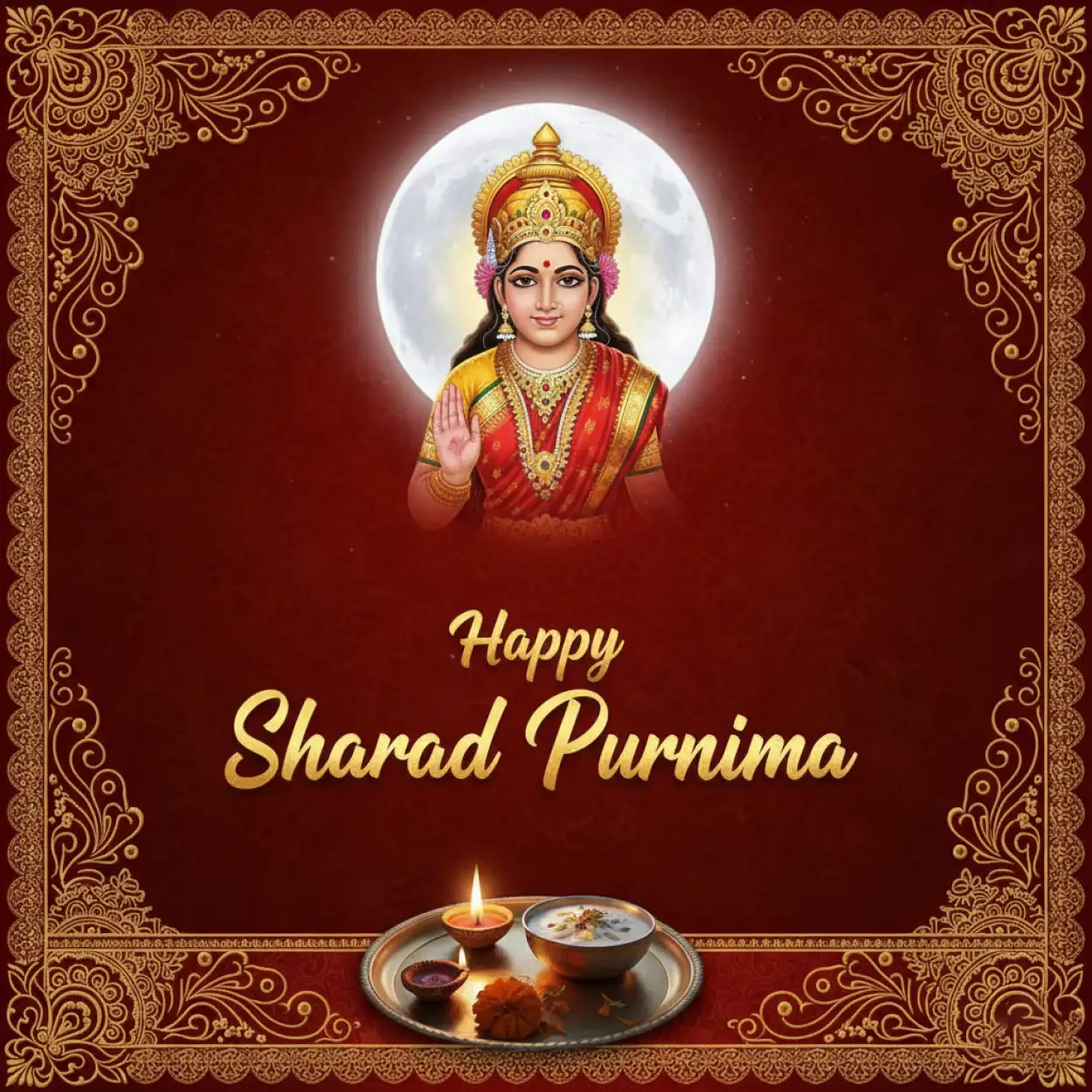 Free Download Happy Sharad Purnima 2025 Wishes Messages - High Quality Happy Sharad Purnima Background