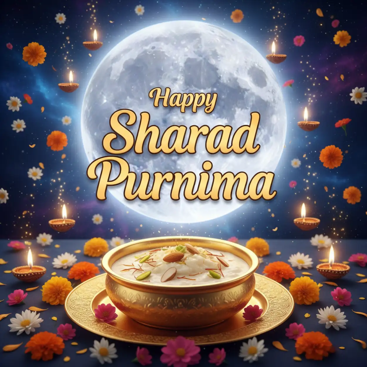 Free Download Happy Sharad Purnima Chandni PNG Download - High Quality Happy Sharad Purnima PNG Image