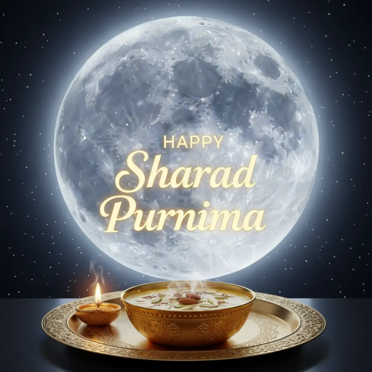 Happy Sharad Purnima PNG Transparent Free