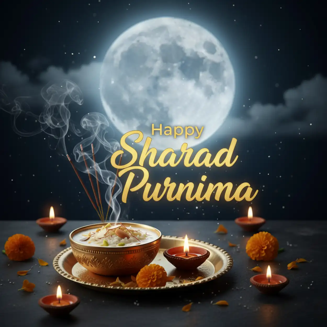 Happy Sharad Purnima Wishes in English