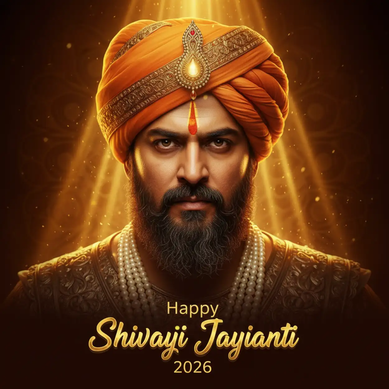 Free Download Happy Shivaji Jayanti 2026 Royal King Status - High Quality Happy Shivaji Jayanti 2026 Background