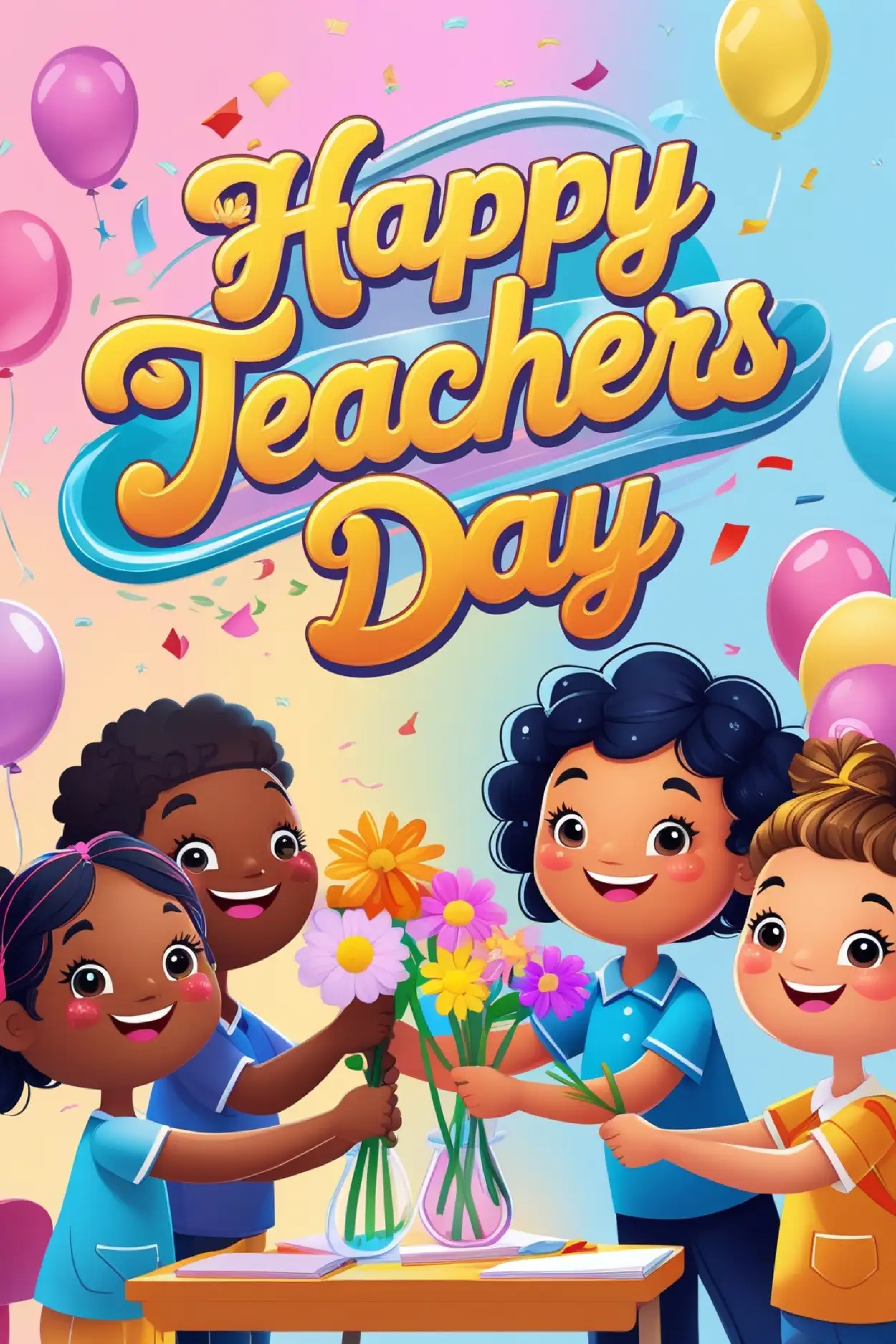 Happy Teachers Day 2025 drawing ideas