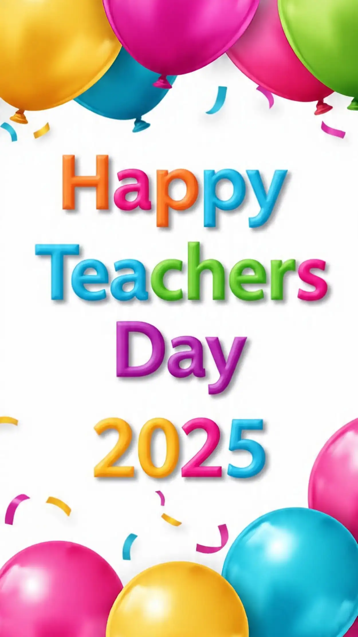 Happy Teachers Day 2025 Images with Students and Teachers