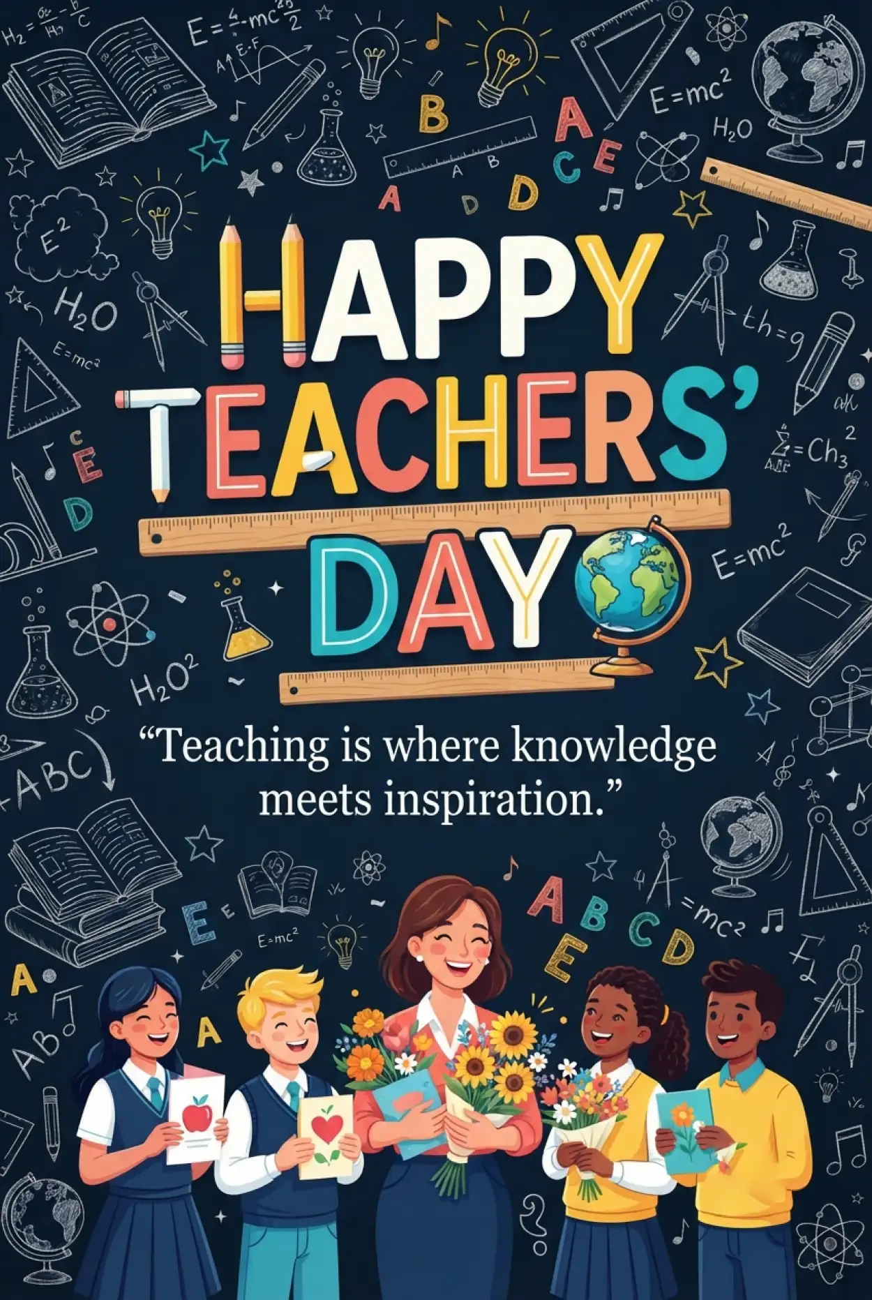 Free Download Happy Teachers Day 2026 Messages For Teachers - High Quality Teachers Day India 2026 Image