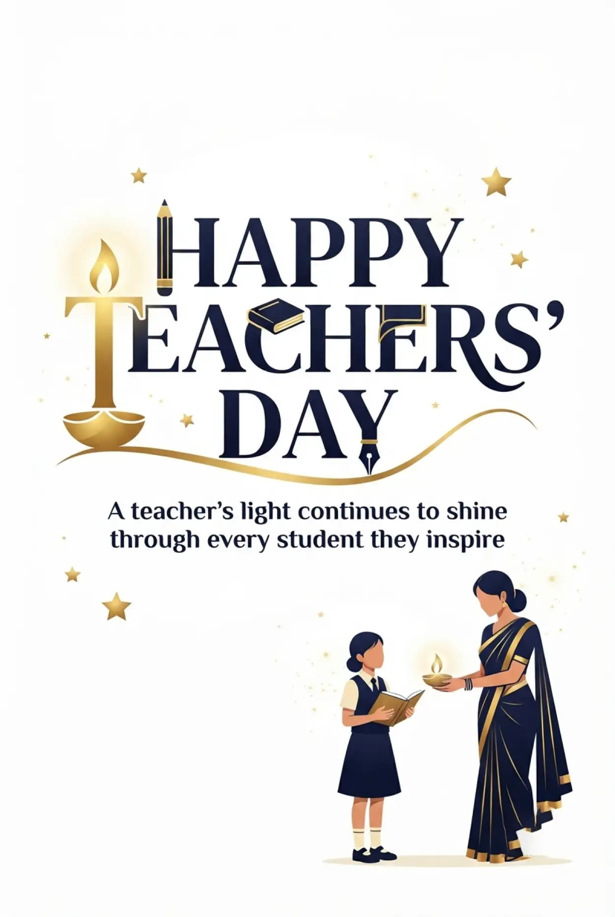 Free Download Happy Teachers Day 2026 Quotes India - High Quality Teachers Day India 2026 Image