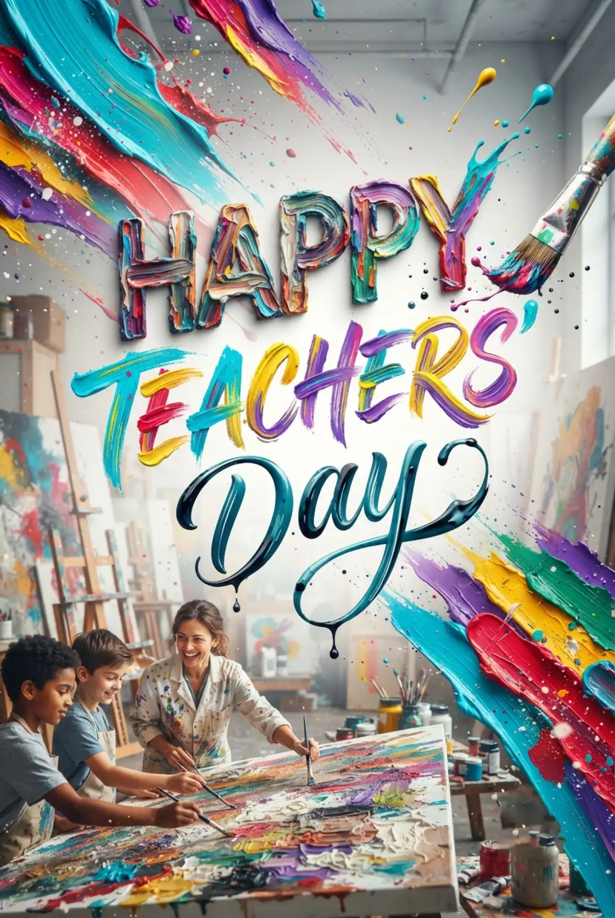 Free Download Happy Teachers Day 2026 Whatsapp Status Images - High Quality Teachers Day India 2026 Image