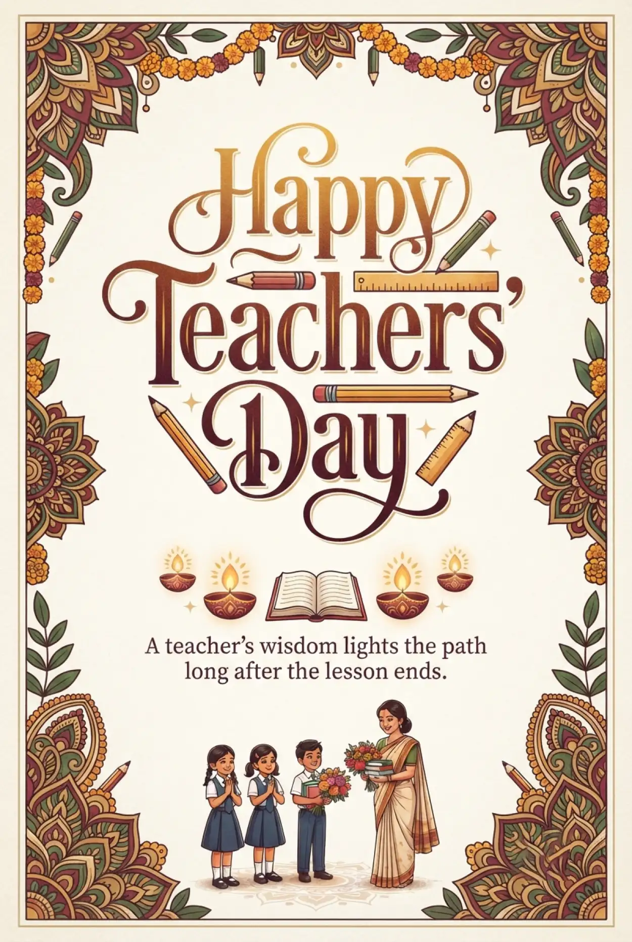 Free Download Happy Teachers Day Cards - High Quality Teachers Day Cards Image