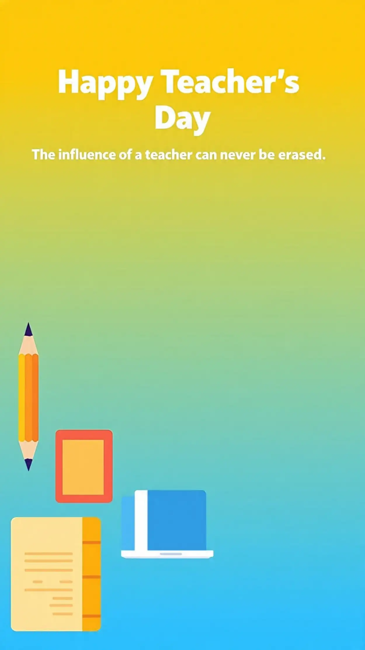 Happy Teachers Day encouraging quotes in simple words