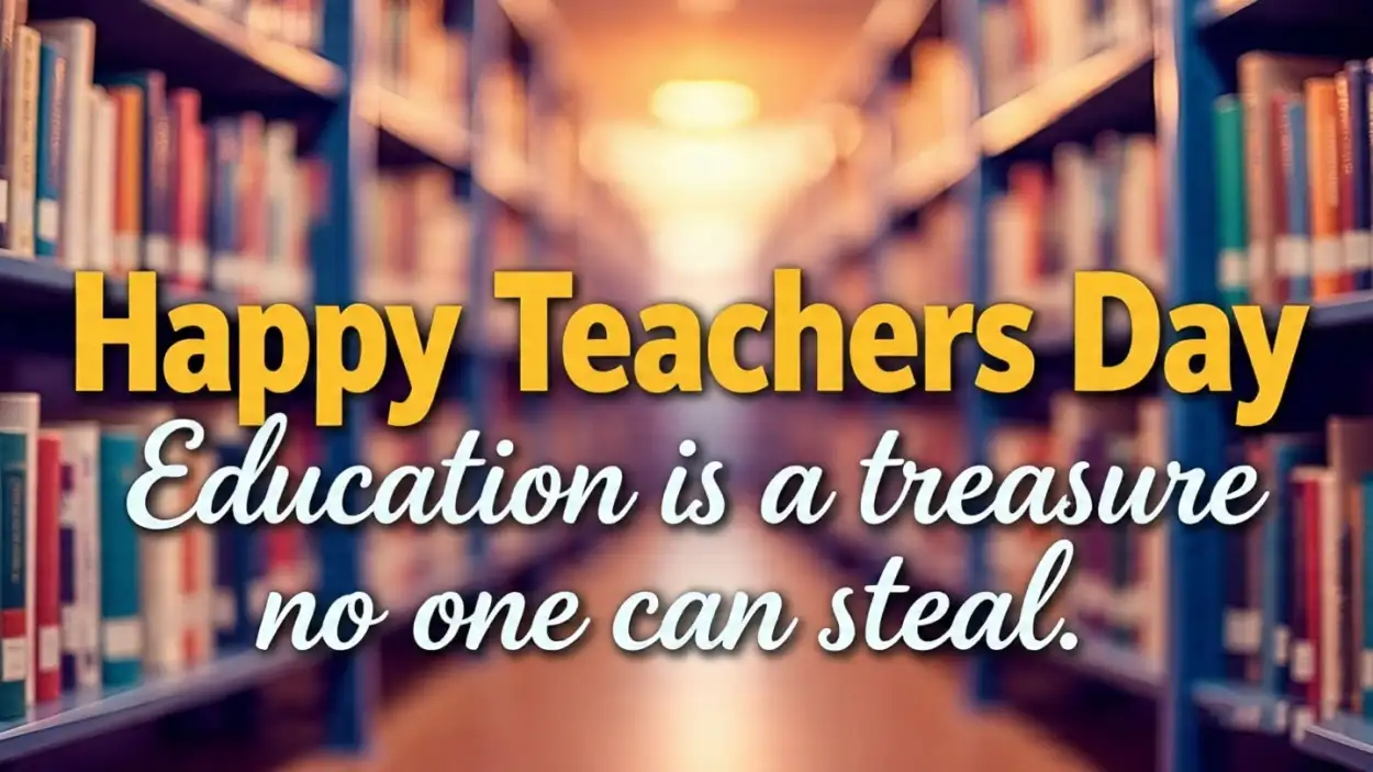 Happy Teachers Day essay in English with related picture